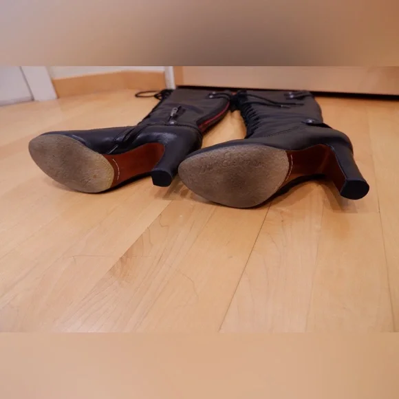 Sam Edelman Black Sanford Riding Boots - Picture 9 of 13